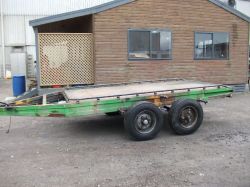 Trailer before sandblasting